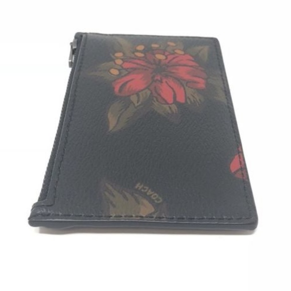 Coach Men’s Zip Credit Card Case Hawaii Wallet - Picture 3 of 5